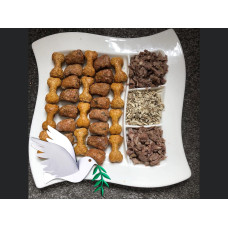 50 X Fresh Venison, Dandelion Marshmallow, Nettle & Kelp Dog Biscuits. GRAIN FREE buy 2 bags get 1 bag free 