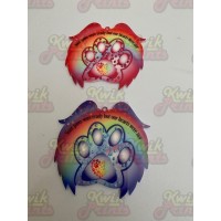 Winged Paw Memorial Pet Bauble