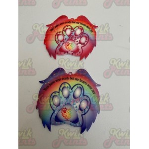 Winged Paw Memorial Pet Bauble
