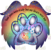 Winged Paw Memorial Pet Bauble