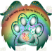 Winged Paw Memorial Pet Bauble