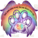 Winged Paw Memorial Pet Bauble