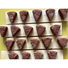 30 Cheese and Beetroot triangles dog biscuits buy 2 bags get 1 bag free