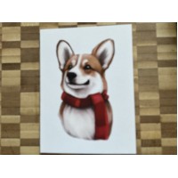 1 Doggy Christmas card corgi Number 5
