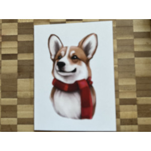 1 Doggy Christmas card corgi Number 5