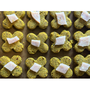 30 Larger baked dog biscuits bacon cheese turmeric buy 2 get 1 free 