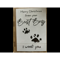 1 Doggy Christmas cards assorted doggy cards:  