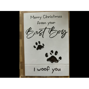 1 Doggy Christmas cards assorted doggy cards:  