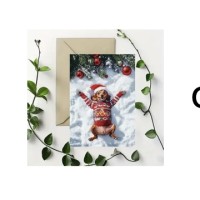 Dachshund snow Angel 