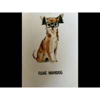small breed doggy Christmas card.
