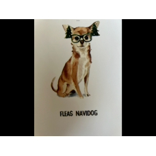 small breed doggy Christmas card.