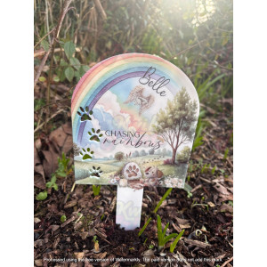 Paw Arch Grave Marker (Acrylic)